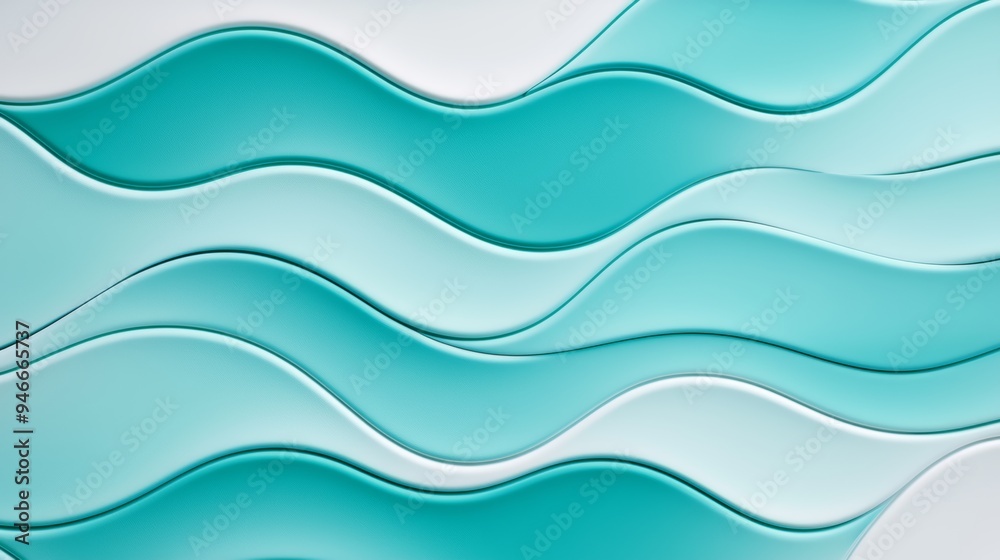 Fototapeta premium Tiles with a repeating, abstract floral pattern, combining vibrant colors with intricate details
