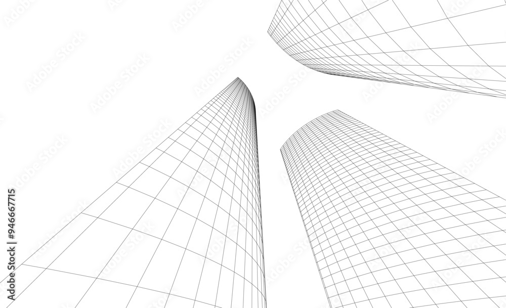 Abstract architecture background vector illustration Abstract architecture background vector illustration