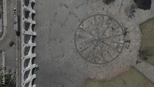 Bela imagem aérea do bairro da Lapa, no Centro do Rio de Janeiro.
