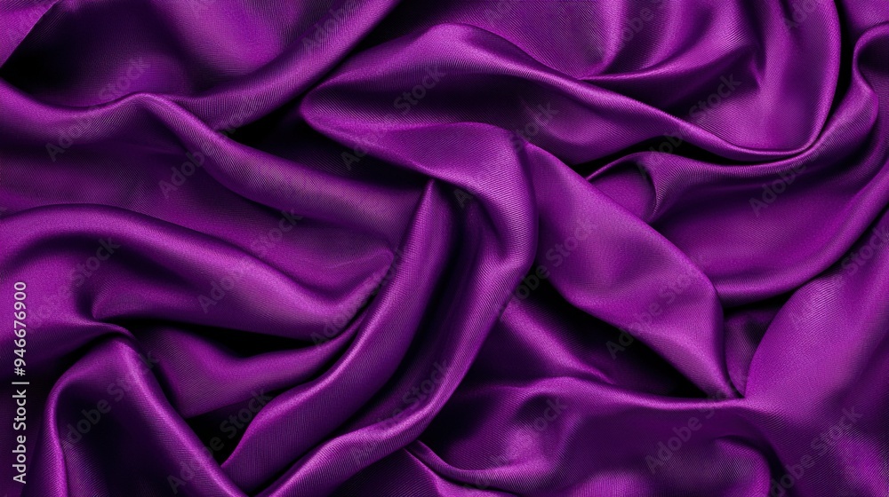 Close-up of purple cloth with textured appearance, resembling a sheet of fabric Close-up of purple cloth with textured appearance, resembling a sheet of fabric