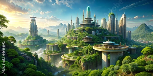 A City Built into a Mountai...