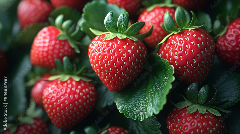 strawberries in the garden strawberries in the garden
