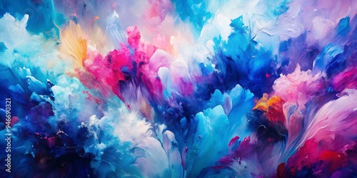 Abstract Acrylic Painting S...