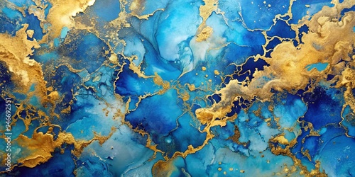 Abstract Ocean Depth - Ink ...