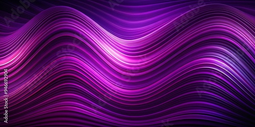 Abstract Purple Wavy Lines,...
