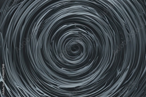 Dynamic Dark Gray Abstract Noise Texture with Chaotic Swirls for Striking Visual Impact