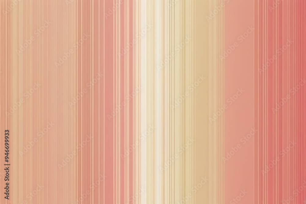 Timeless Elegant Classic Gradient Stripe in Salmon Rose and Cream Texture for Refined Wallpaper and Banner Design
