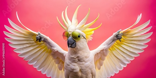 Cockatoo in Sunglasses with...