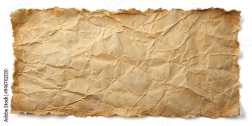 Crinkled Brown Paper Textur...