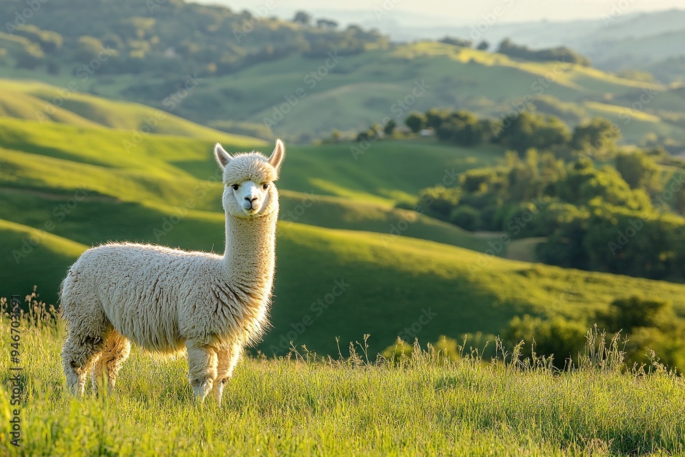 Fototapeta premium alpaca