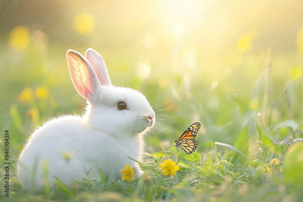 Fototapeta premium cute bunny