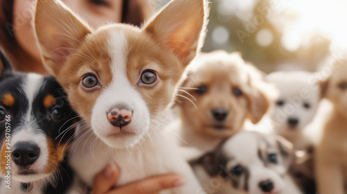 A vibrant community organizing a donation drive for animal shelters, symbolizing love, responsibility, and cultural care for all living things. Philanthropy, Responsibility, Cultur