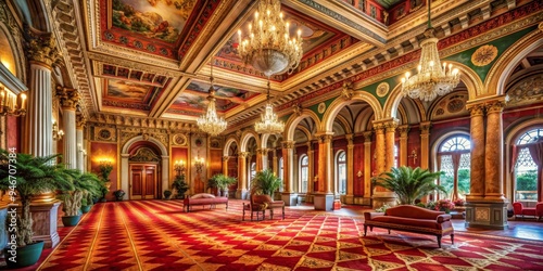 Grand Hall Interior Wide An...