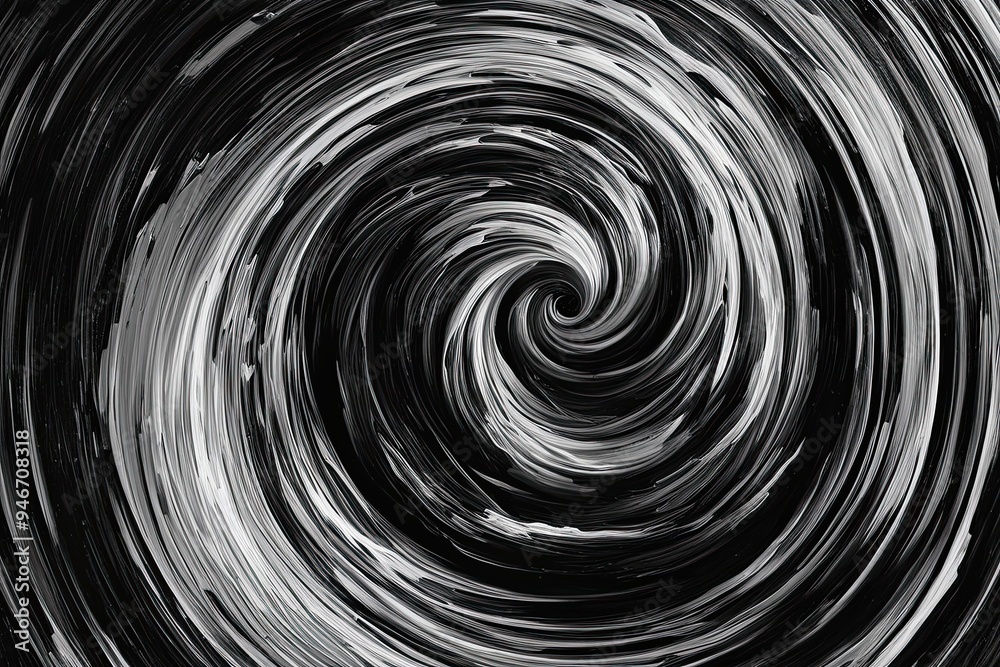 Textured Black and White Canvas with Dynamic Swirling Energy Background for Creative Artistry Textured Black and White Canvas with Dynamic Swirling Energy Background for Creative Artistry