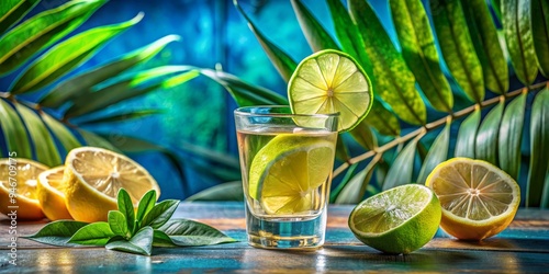 Lime and Lemon Shot with Tr...