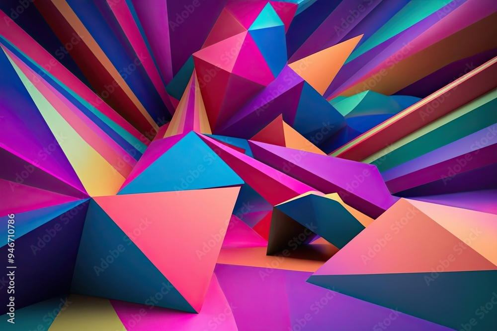 Dynamic Surreal 3D Geometric Shapes in Visual Art Dynamic Surreal 3D Geometric Shapes in Visual Art