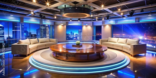 Modern Studio with Cityscap...