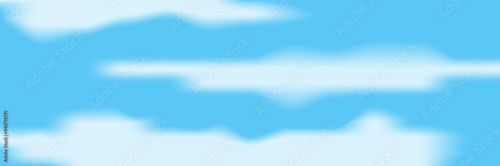 Blue Sky Background, Clear Sky Cloud Vector. Winter Morning, Summer Daytime Skyline Nature Scene, Spring Blue Sky Background, Clear Sky Cloud Vector. Winter Morning, Summer Daytime Skyline Nature Scene, Spring