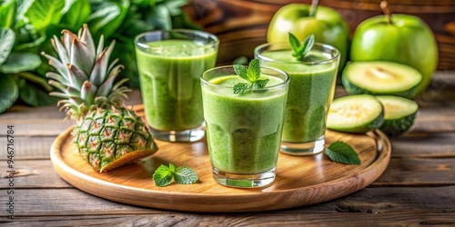 Refreshing Green Smoothie w...