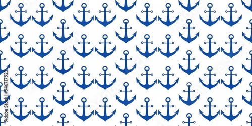 Seamless Pattern of Anchors...