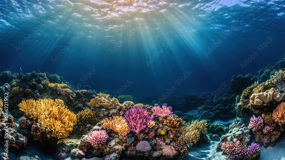 Fototapeta premium Underwater Coral Reef