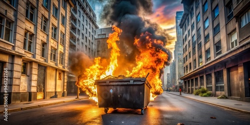 Urban Inferno A Burning Dum...