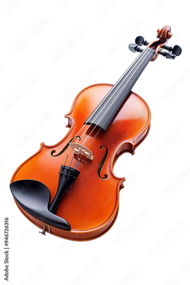 Fototapeta premium violin isolated on white background