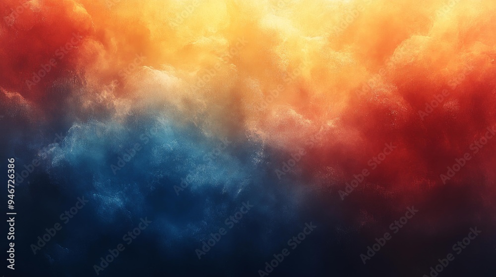 Colorful Abstract Cloudscape Generative AI Colorful Abstract Cloudscape Generative AI