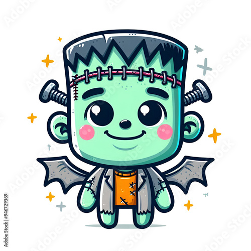 Cute Frankenstein Monster