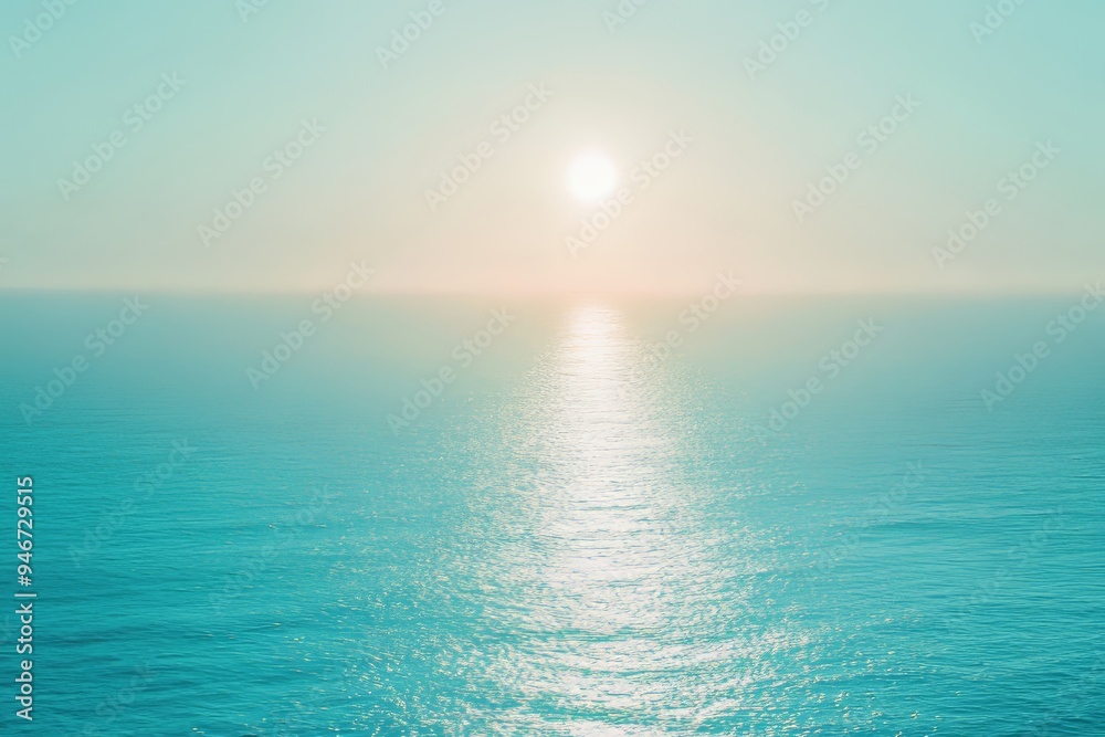 Obraz premium Abstract blue water, seascape ripples on blurred background