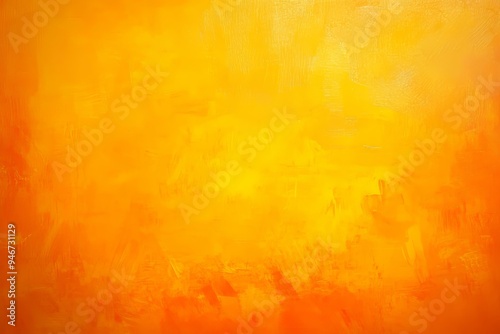 Grunge cement or concrete wall banner with yellow and orange texture