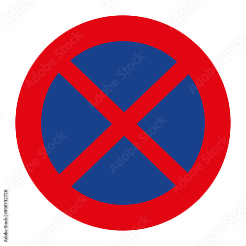 Free Download RESTRICTION SIGNS, R-307 - No stopping or parking - GFXLoad