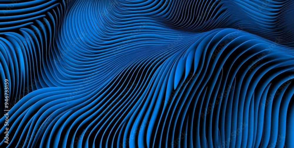 Abstract blurred gradient between white blue black on dark grainy background, glowing light, large banner Abstract blurred gradient between white blue black on dark grainy background, glowing light, large banner