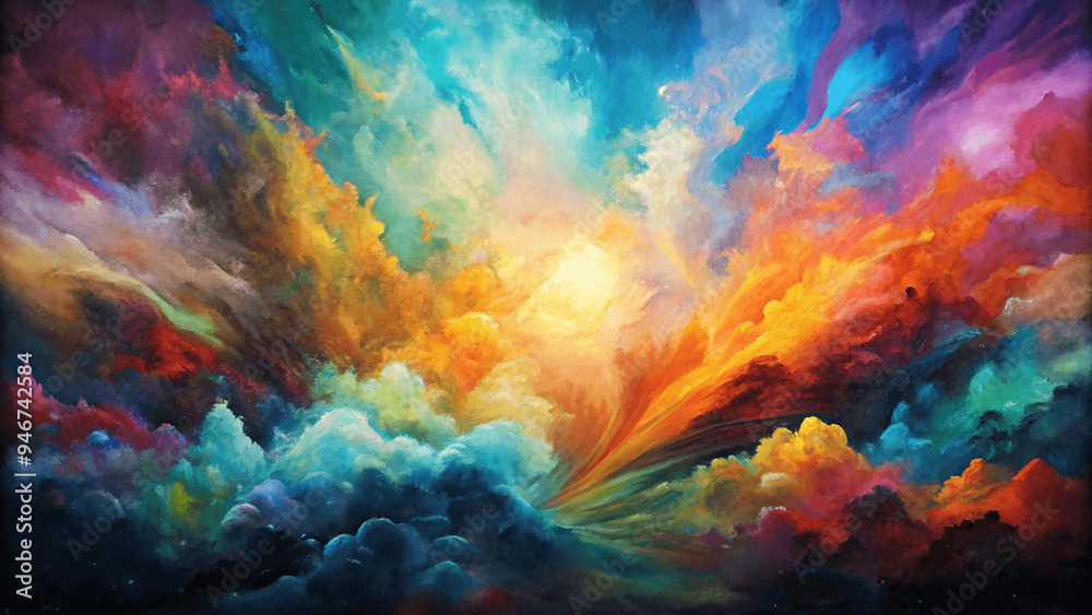 canvas with vibrant colors canvas with vibrant colors