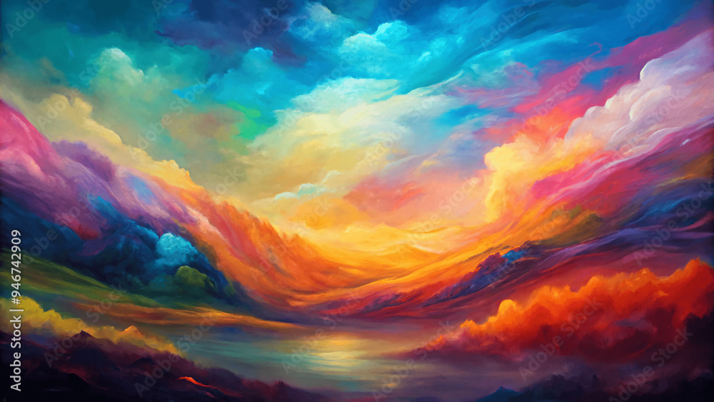 canvas with vibrant colors canvas with vibrant colors