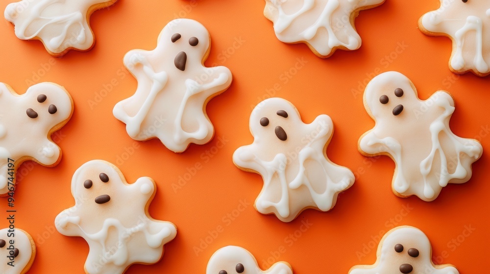 ghost shaped cookies. ghost shaped cookies.