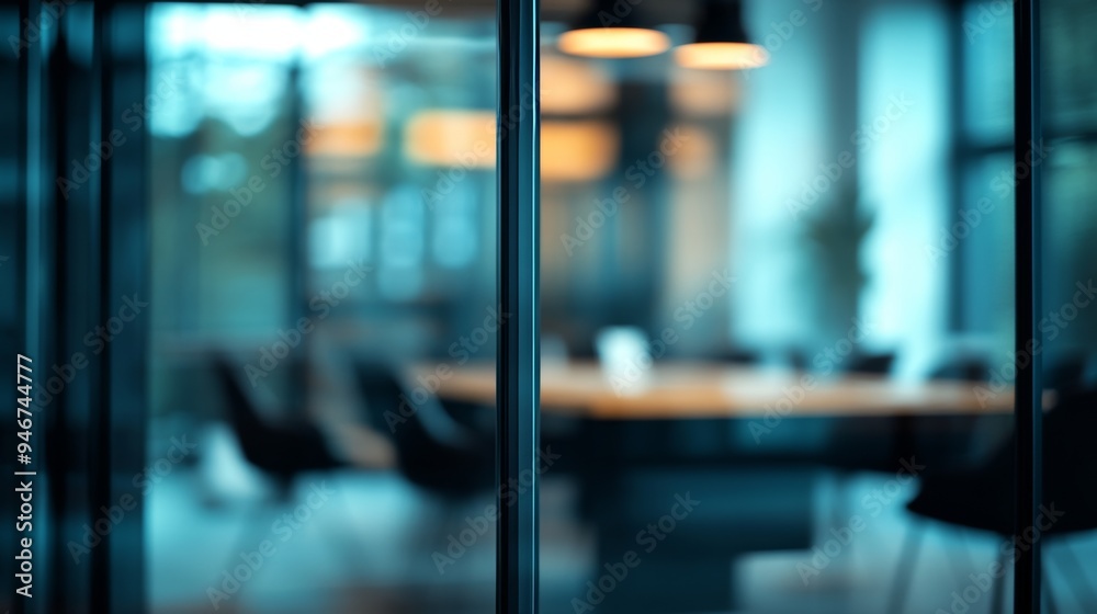 Interior room of an office that is inconspicuous. Unfocused workspace Interior room of an office that is inconspicuous. Unfocused workspace