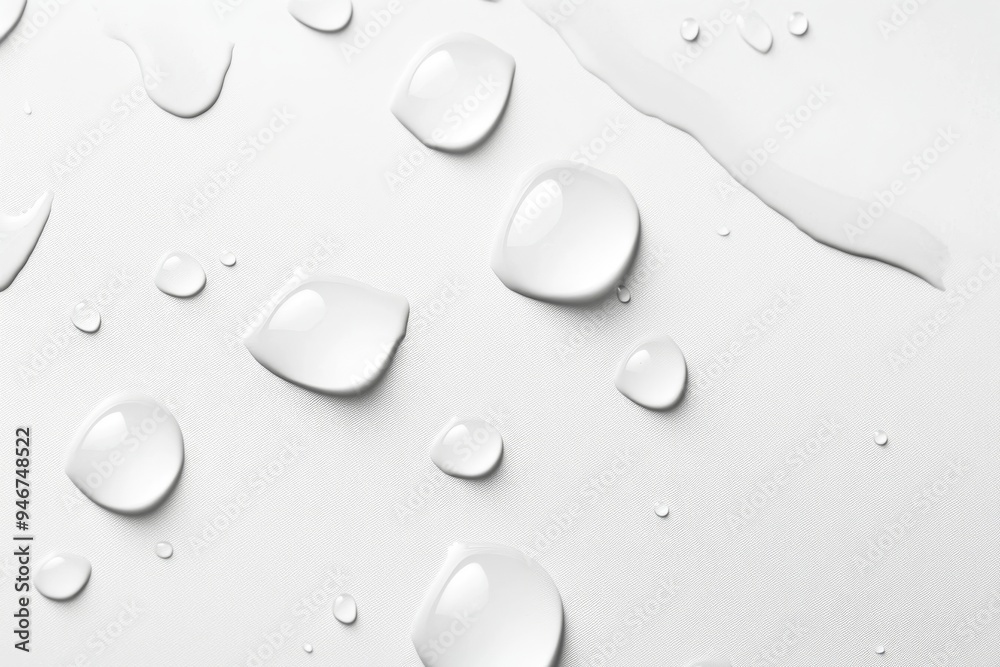 Wallpaper with abstract abstract oil bubbles in water on gray background