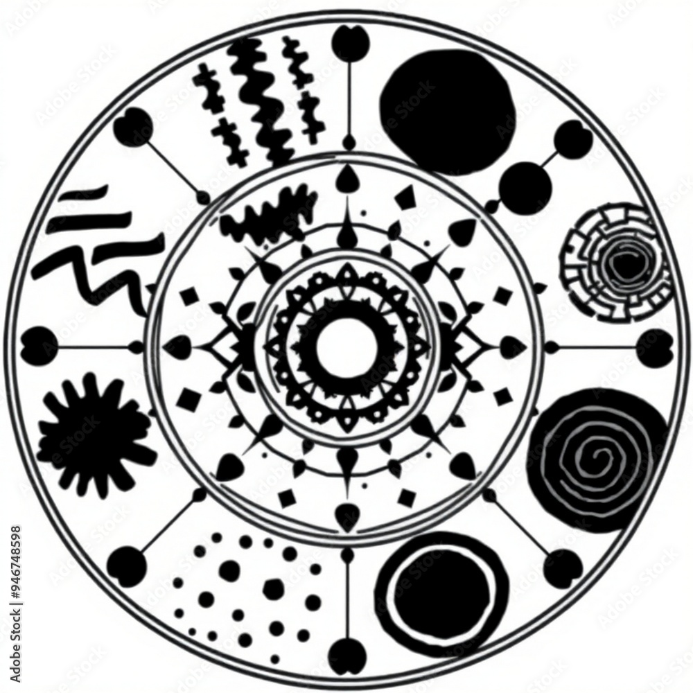 A Mandala Collection of Geometric Harmony and Unique Design