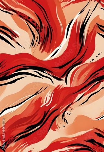 Animal Pattern Safari Jungle Wild Print Background Colorful Graphic Design