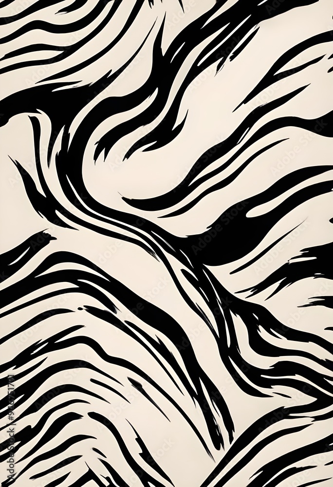 Obraz premium Animal Pattern Safari Jungle Wild Print Background Colorful Graphic Design