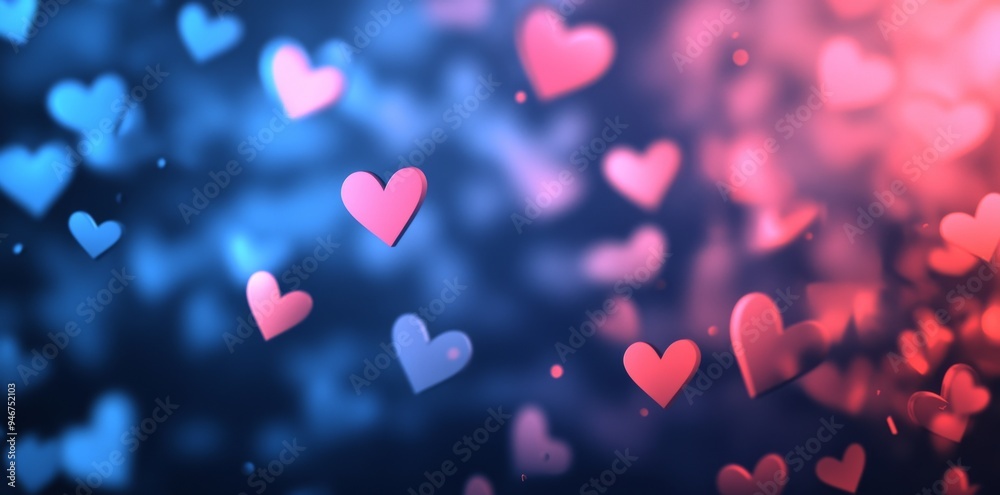 The hearts background is a valentine background with hearts.