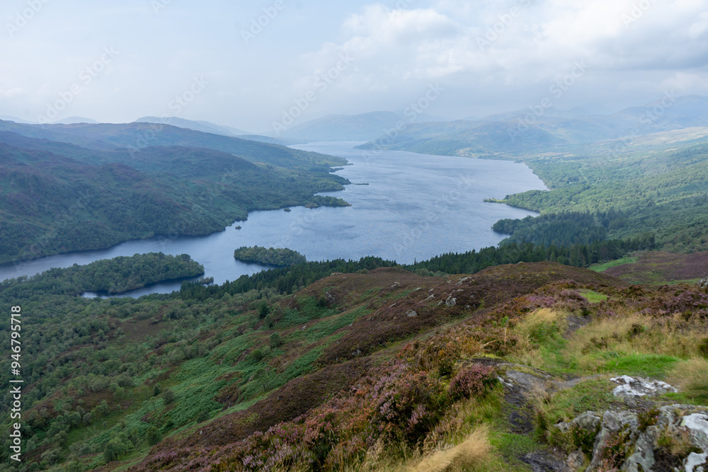 Loch Katrine, from Ben A'an, Scotland Loch Katrine, from Ben A'an, Scotland