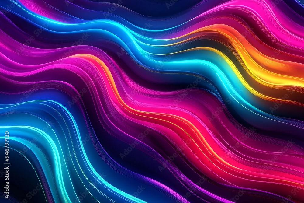 Vibrant Abstract Swirls: Colorful Digital Art Background Vibrant Abstract Swirls: Colorful Digital Art Background