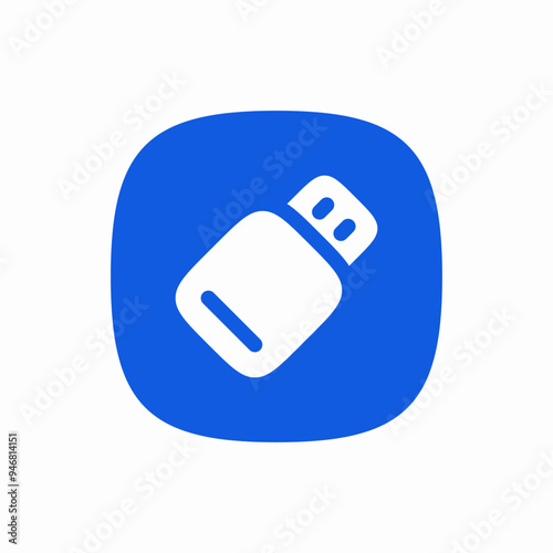 flash drive memory icon sign