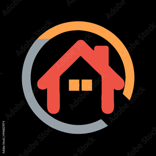 Logo realtor service.
