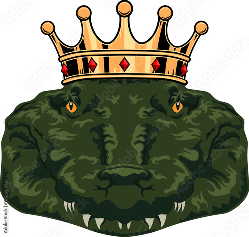 Crocodile Face Crown
