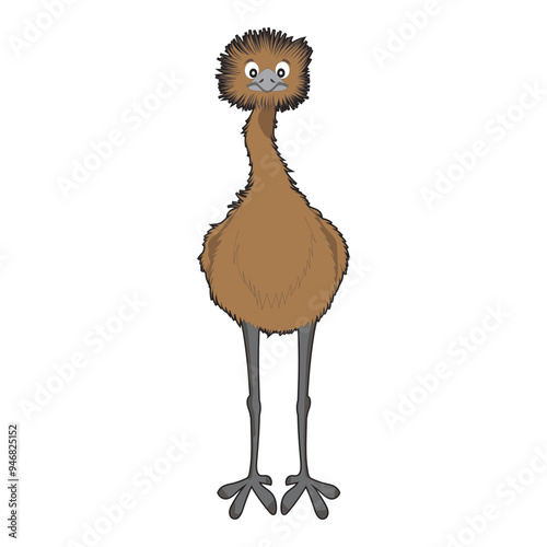 Cute Emu