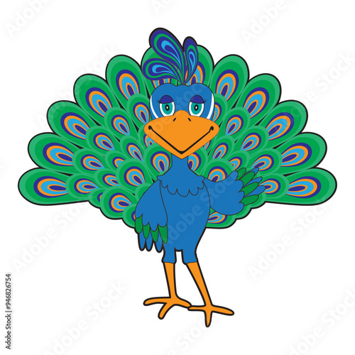 Cute Peacock