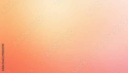 Smooth Gradient with Soft Orange and Pink Hues for a Cheerful and Inviting Background.